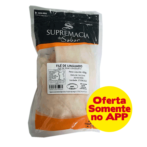 Filé de Peixe Supremacia do Sabor Linguado Supermercados Vantaj?o
